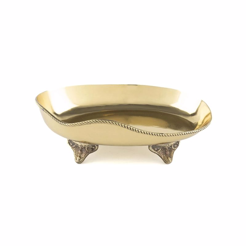 Mikasa Moor Gold Ayaklı Yuvarlak Servis 26x18x8cm P333.349462 