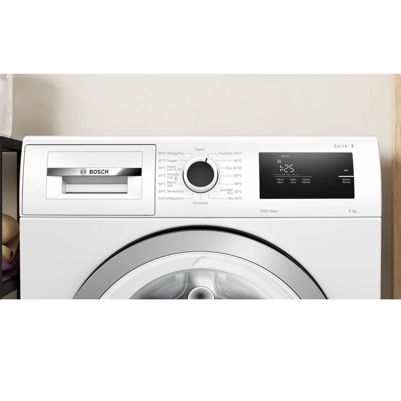 Bosch WAN24180TR 8 Kg 1200 Devir Beyaz Çamaşır Makinesi Bosch WAN24180TR 8 Kg 1200 Devir Beyaz Çamaşır Makinesi