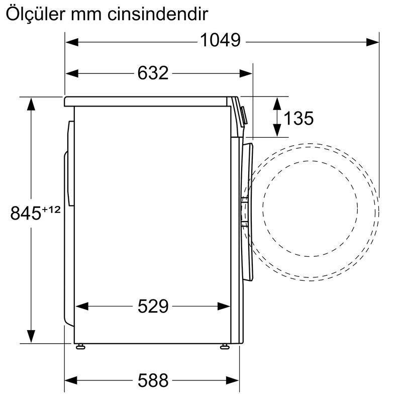 Profilo CGA244Z0TR 9 Kg 1400 Devir Beyaz Çamaşır Makinesi Profilo CGA244Z0TR 9 Kg 1400 Devir Beyaz Çamaşır Makinesi
