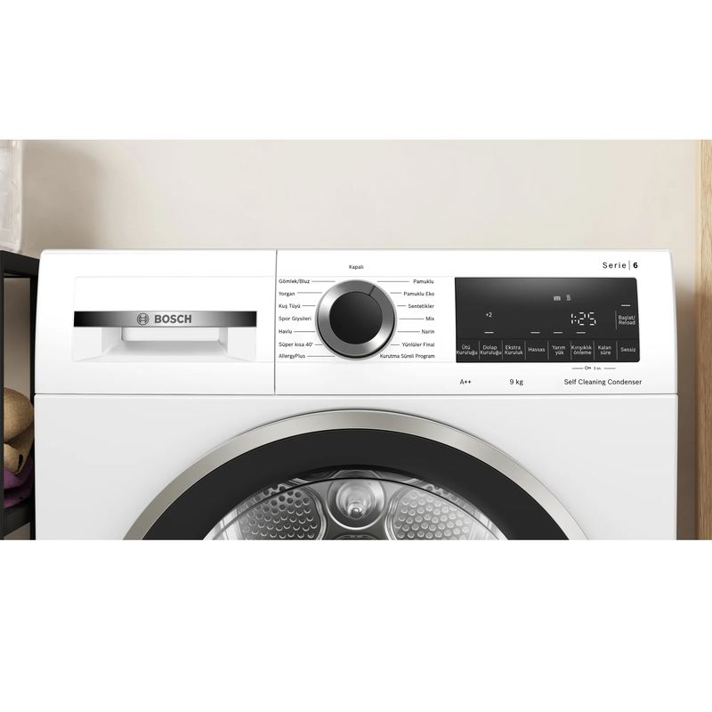 Bosch WQG244C1TR 9 Kg E Enerji Çamaşır Kurutma Makinesi Bosch WQG244C1TR 9 Kg E Enerji Çamaşır Kurutma Makinesi
