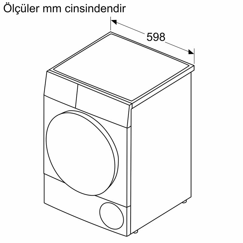 Bosch WQG244CTTR 9 Kg A++ Çamaşır Kurutma Makinesi Bosch WQG244CTTR 9 Kg A++ Çamaşır Kurutma Makinesi