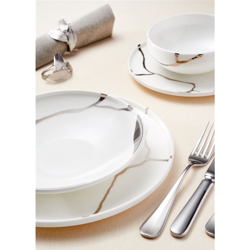 Leggno Chester Premium Silver CHEP1001SET24S 24 Parça Yemek Takımı Leggno Chester Premium Silver CHEP1001SET24S 24 Parça Yemek Takımı