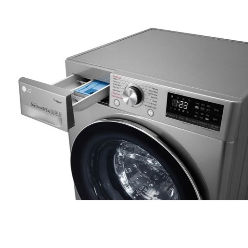 LG F4V3VRWKPE 9 Kg/6 Kg 1400 Devir Inox Kurutmalı Çamaşır Makinesi LG F4V3VRWKPE 9 Kg/6 Kg 1400 Devir Inox Kurutmalı Çamaşır Makinesi