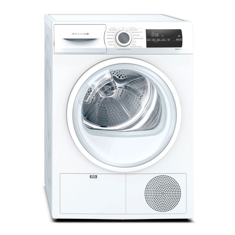  Profilo KM8611HTR 8 Kg A++ Beyaz Çamaşır Kurutma Makinesi