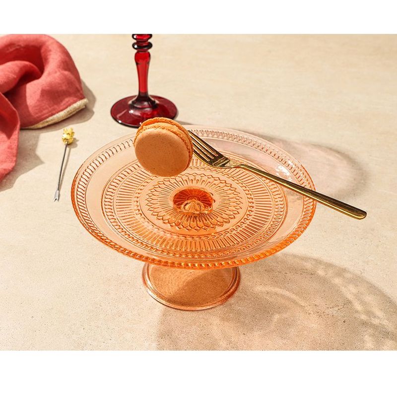 Porland Lina Turuncu Ayaklı Tabak 17 cm 04FIA002591 Porland Lina Turuncu Ayaklı Tabak 17 cm 04FIA002591