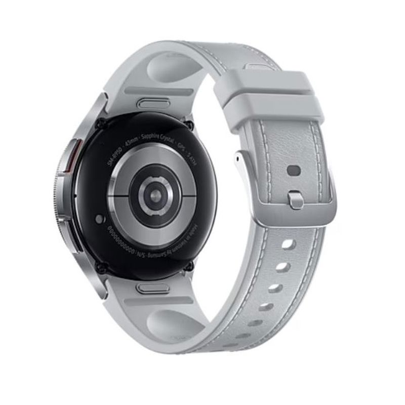 Samsung Galaxy Watch 6 Classic SM-R950NZSATUR 43mm Gümüş Akıllı Saat Samsung Galaxy Watch 6 Classic SM-R950NZSATUR 43mm Gümüş Akıllı Saat