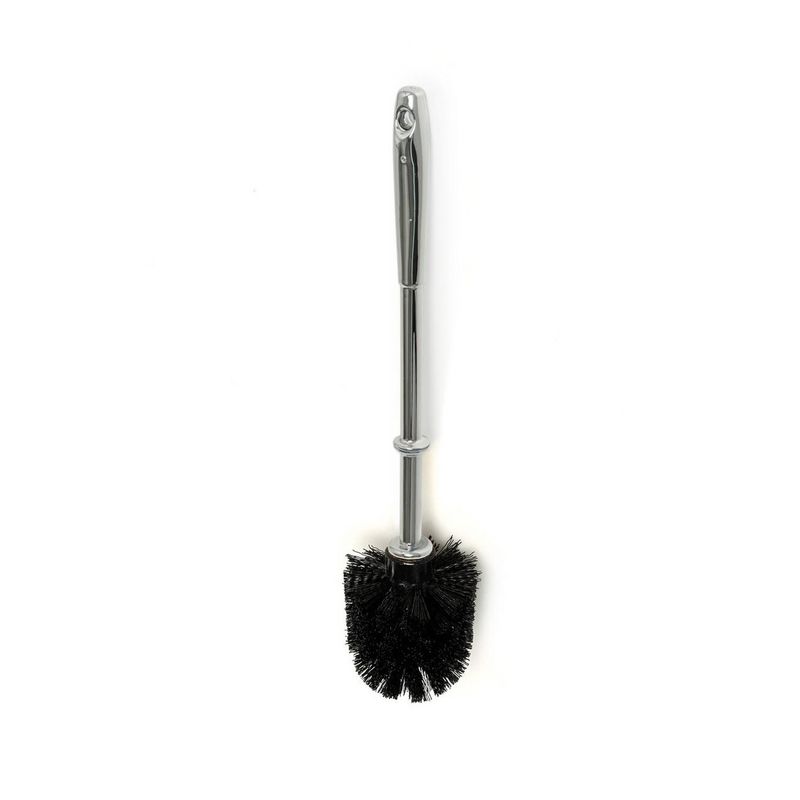  Primanova Yedek Tuvalet Fırçası Parlak Gümüş - Siyah Fırça M-14919