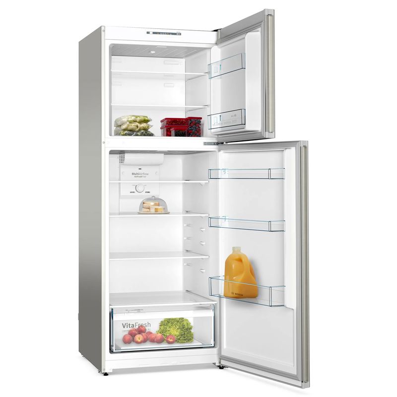 Bosch KDN55NLE0N Çift Kapılı No Frost Inox Buzdolabı Bosch KDN55NLE0N Çift Kapılı No Frost Inox Buzdolabı