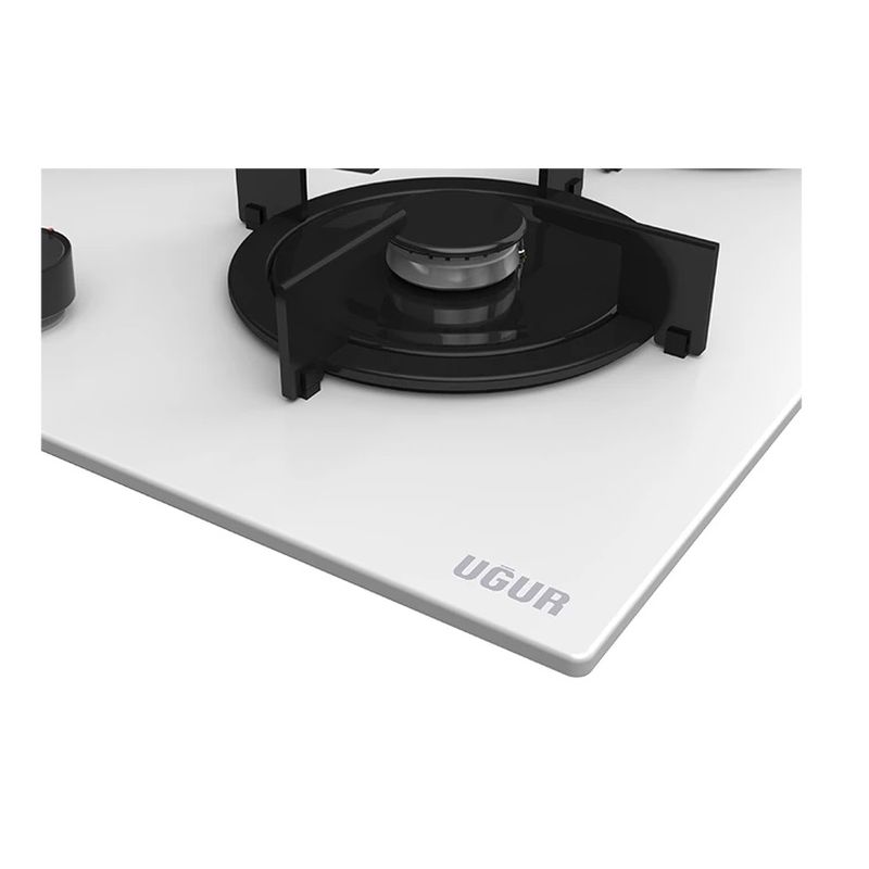 Uğur UAO 7551W4 BCO RSR1 74 cm Beyaz Cam Ankastre Ocak Uğur UAO 7551W4 BCO RSR1 74 cm Beyaz Cam Ankastre Ocak