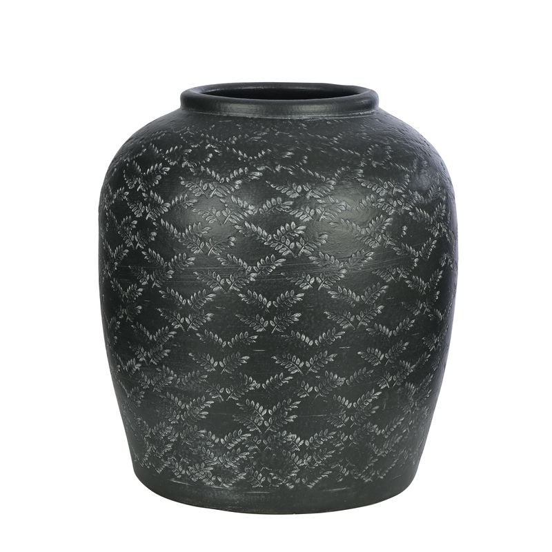 Vitale Branche Seramik Vazo Dark Grey 27x30 cm AK.JH0012 Vitale Branche Seramik Vazo Dark Grey 27x30 cm AK.JH0012