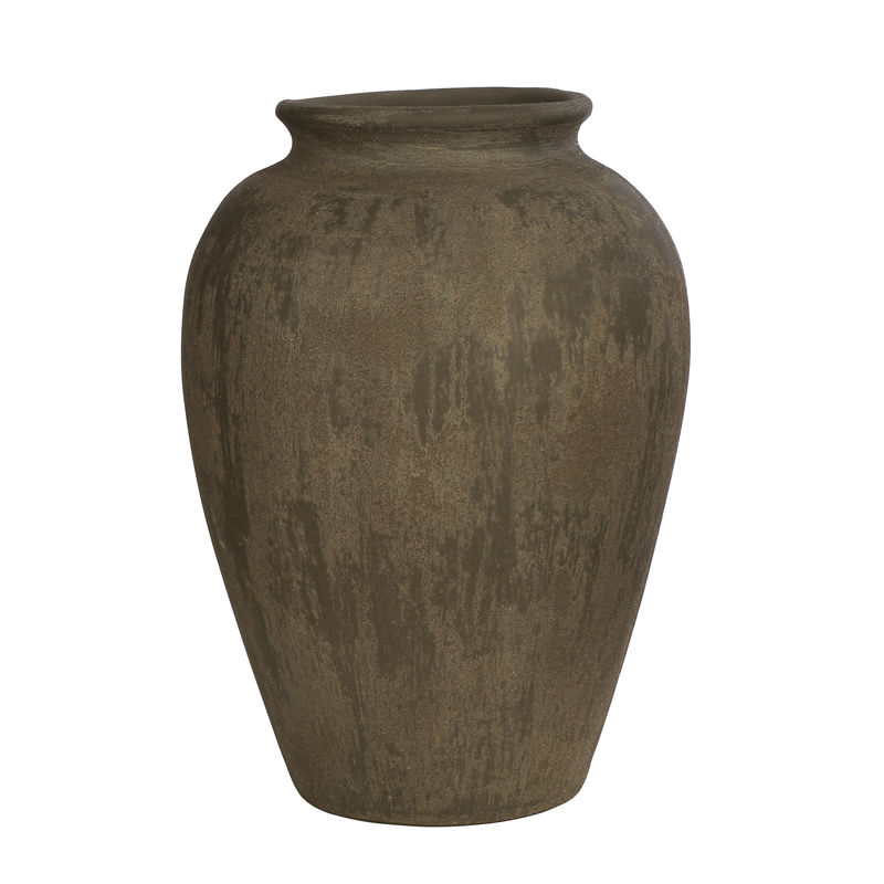 Vitale Sand Seramik Vazo Kahve 29x40 cm AK.JH002 