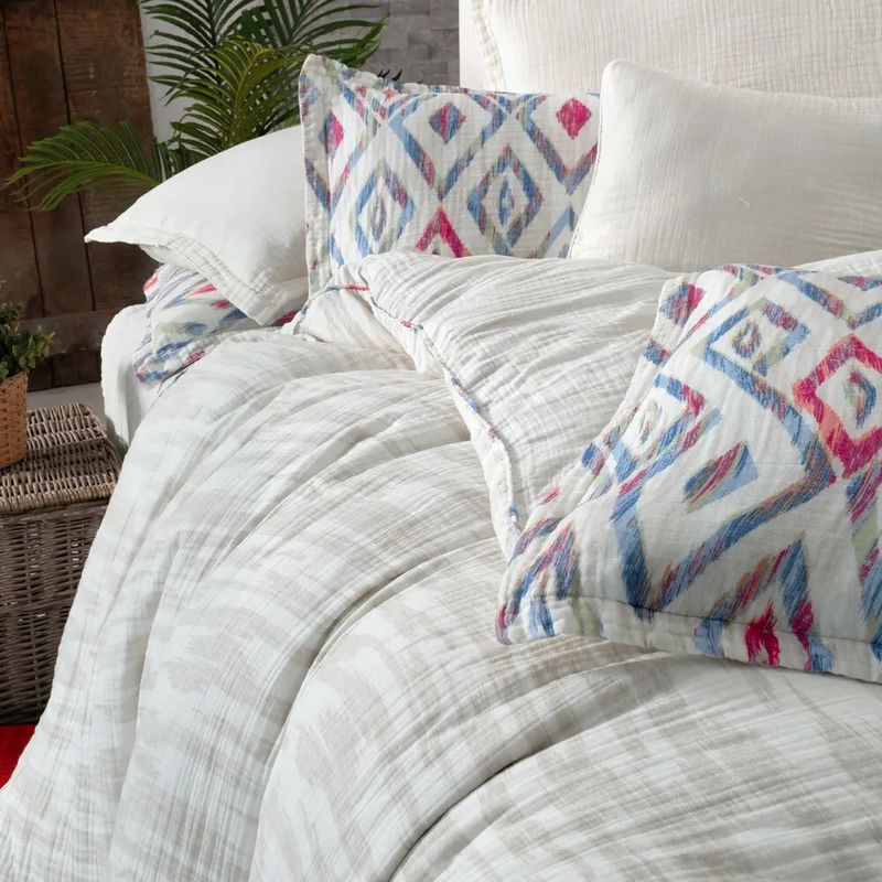 Sarev Mood Comfort Mayorka Çift Kişilik Mavi Nevresim Takımı 200x220 cm Sarev Mood Comfort Mayorka Çift Kişilik Mavi Nevresim Takımı 200x220 cm