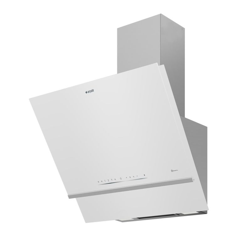 Arçelik ADE 607-2 B 60 cm Beyaz Cam Ankastre Duvar Tipi Davlumbaz Arçelik ADE 607-2 B 60 cm Beyaz Cam Ankastre Duvar Tipi Davlumbaz