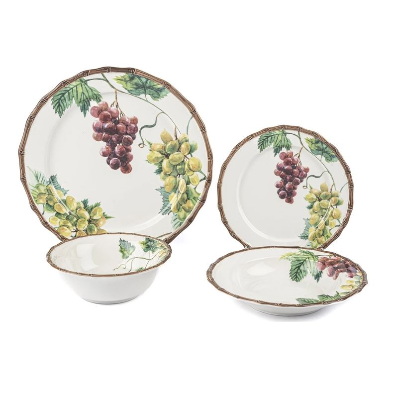 Mikasa Moor Grapes 24 Parça Yemek Takımı P038.370336 Mikasa Moor Grapes 24 Parça Yemek Takımı P038.370336