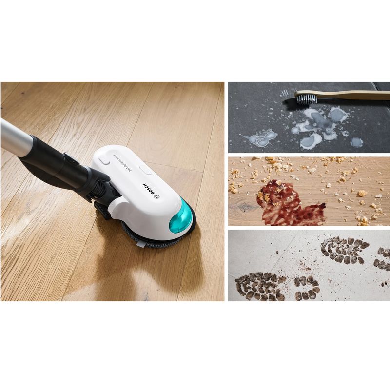 Bosch BCS71HYG1 ProHygienic Aqua Beyaz Islak Kuru Dikey Şarjlı Süpürge Bosch BCS71HYG1 ProHygienic Aqua Beyaz Islak Kuru Dikey Şarjlı Süpürge