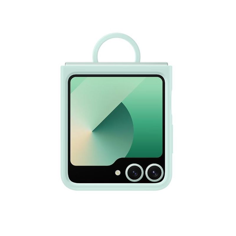 Samsung Galaxy EF-PF741TMEGWW Z Flip6 Yüzüklü Silikon Mint Kılıf 