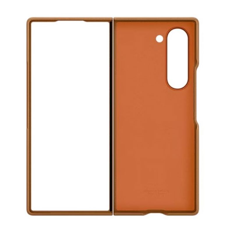 Samsung Galaxy EF-VF956PAEGWW Z Fold6 Vegan Deri Taba Kahverengi Kılıf Samsung Galaxy EF-VF956PAEGWW Z Fold6 Vegan Deri Taba Kahverengi Kılıf