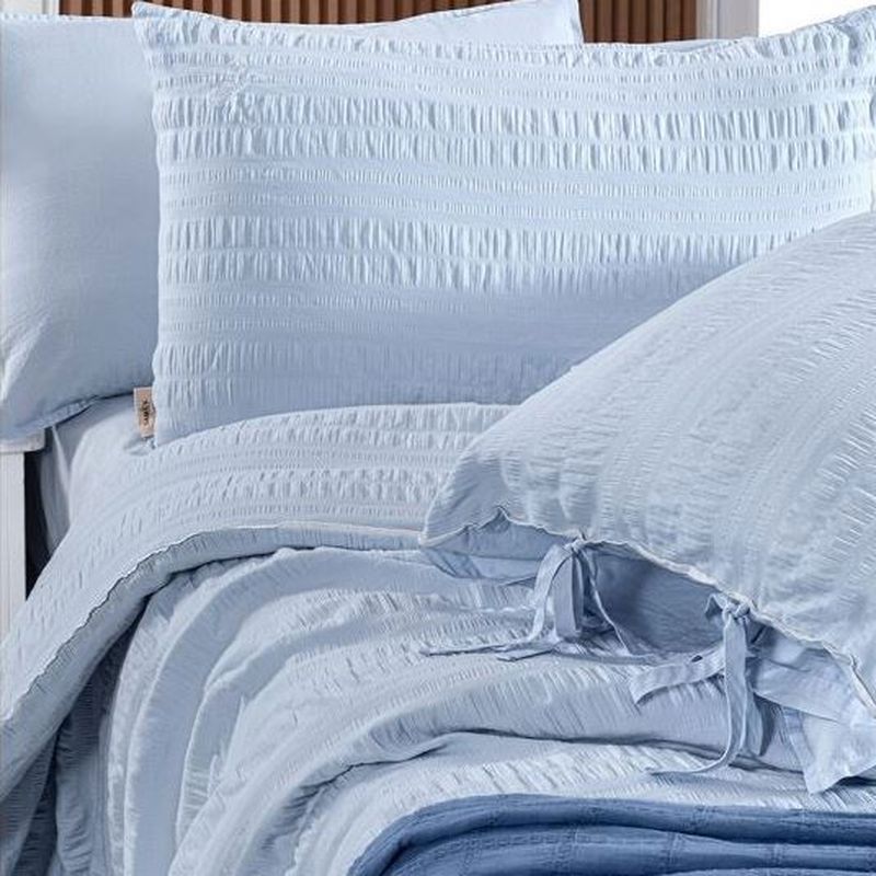 Sarev Mood Comfort Leon Çift Kişilik Mavi Nevresim Takımı 200x220cm Sarev Mood Comfort Leon Çift Kişilik Mavi Nevresim Takımı 200x220cm