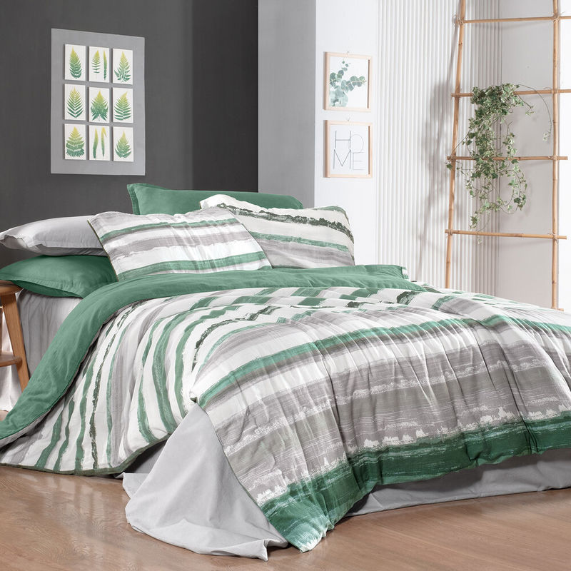 Sarev Mood Comfort Mundo Çift Kişilik Yeşil Nevresim Takımı 200x220cm Sarev Mood Comfort Mundo Çift Kişilik Yeşil Nevresim Takımı 200x220cm