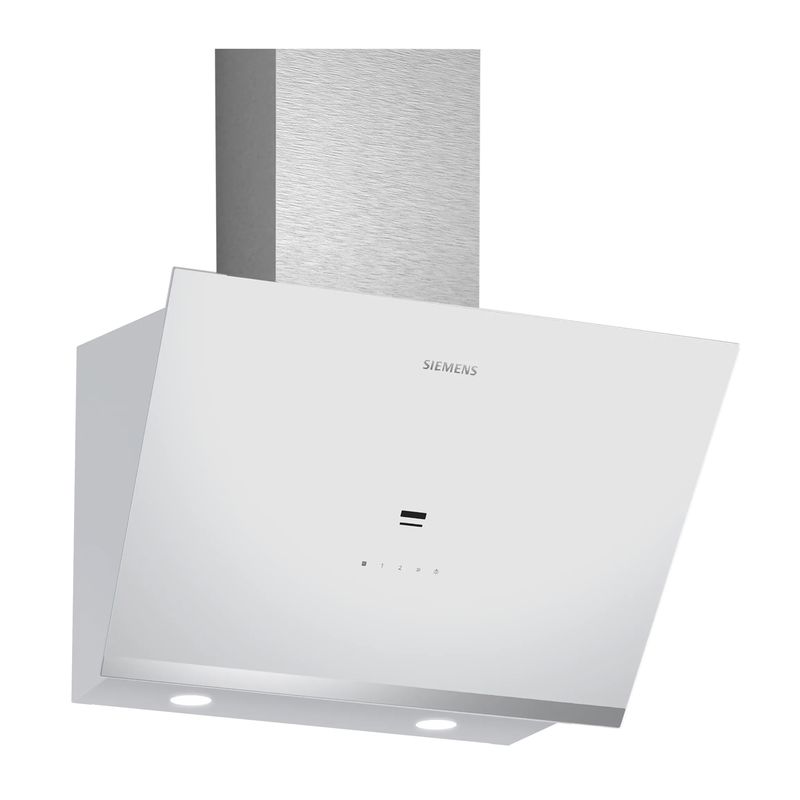 Siemens LC67KPJ20T 60 cm Beyaz Cam Duvar Tipi Ankastre Davlumbaz 