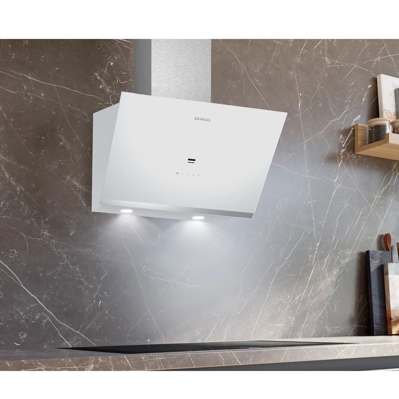 Siemens LC67KPJ20T 60 cm Beyaz Cam Duvar Tipi Ankastre Davlumbaz Siemens LC67KPJ20T 60 cm Beyaz Cam Duvar Tipi Ankastre Davlumbaz
