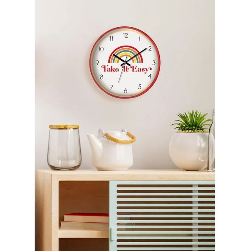 The Mia Hype Duvar Saati Take It Easy 30cm DVS132 The Mia Hype Duvar Saati Take It Easy 30cm DVS132