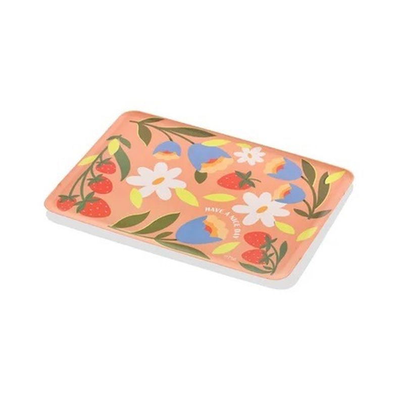 The Mia Spring Kaydırmaz Tepsi Pembe 29x20cm TPS0082 The Mia Spring Kaydırmaz Tepsi Pembe 29x20cm TPS0082