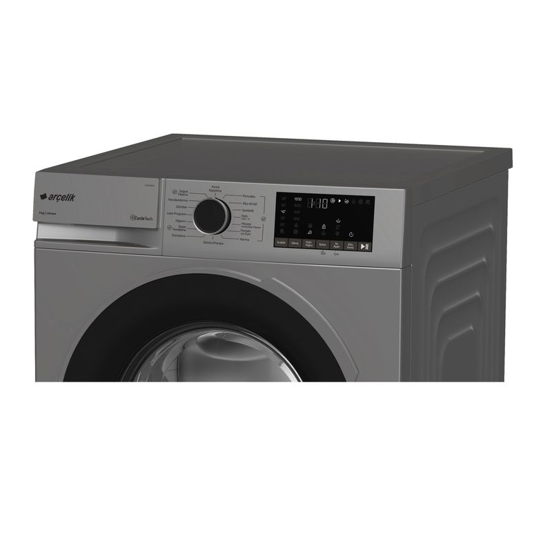 Arçelik 9120 DMXS 9 Kg 1200 Devir Gri Çamaşır Makinesi Arçelik 9120 DMXS 9 Kg 1200 Devir Gri Çamaşır Makinesi