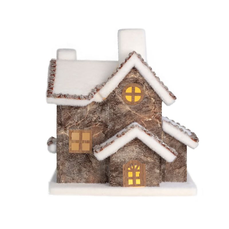 Kuk 56-0226 Yılbaşı Süsü Işıklı Ev 36x21x41 cm Kuk 56-0226 Yılbaşı Süsü Işıklı Ev 36x21x41 cm