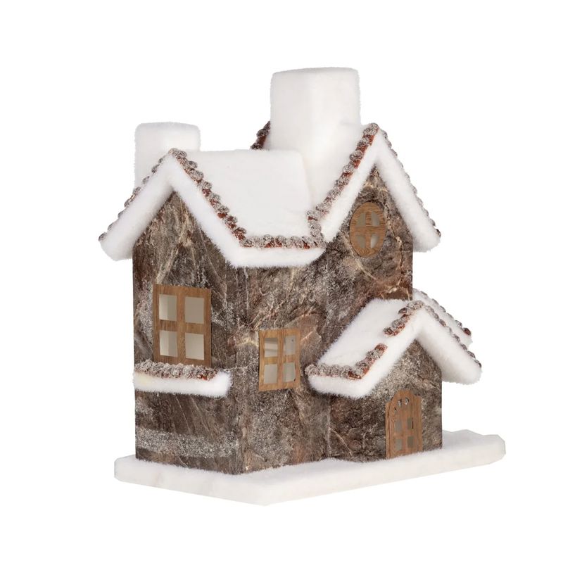 Kuk 56-0226 Yılbaşı Süsü Işıklı Ev 36x21x41 cm Kuk 56-0226 Yılbaşı Süsü Işıklı Ev 36x21x41 cm