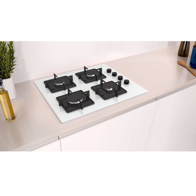 Profilo OE36K2P10D 60 cm Beyaz Cam Ankastre Ocak Profilo OE36K2P10D 60 cm Beyaz Cam Ankastre Ocak