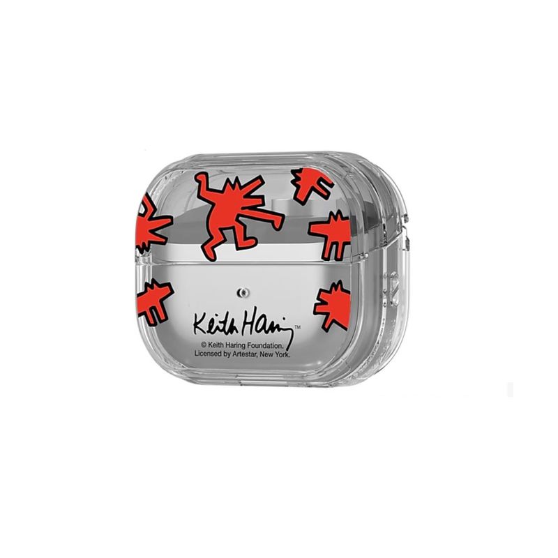 Samsung Galaxy GP-FPR630SBARW Buds3&Buds3 Pro Keith Haring Slickback Desenli Şeffaf Kılıf Samsung Galaxy GP-FPR630SBARW Buds3&Buds3 Pro Keith Haring Slickback Desenli Şeffaf Kılıf