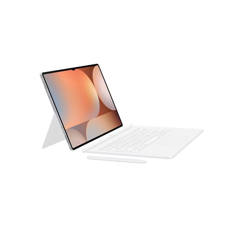 Samsung EF-DX925BWEGTR TAB S10/S9 Ultra Klavyeli Mousepadli Beyaz Kılıf Samsung EF-DX925BWEGTR TAB S10/S9 Ultra Klavyeli Mousepadli Beyaz Kılıf