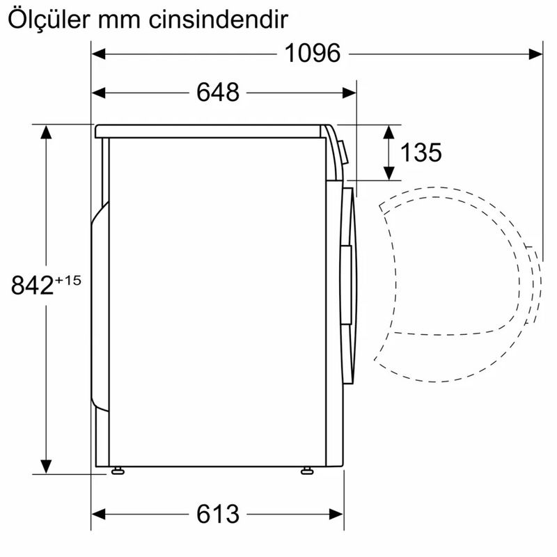 Profilo KM8612HTR 8 Kg E Enerji Çamaşır Kurutma Makinesi Profilo KM8612HTR 8 Kg E Enerji Çamaşır Kurutma Makinesi