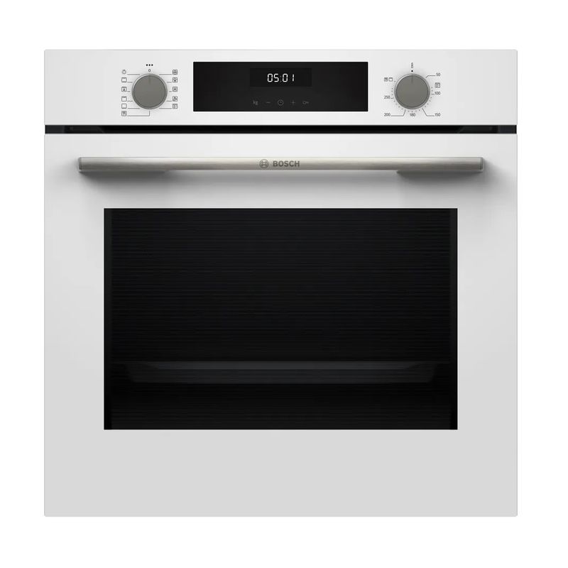 Bosch HUA717BV0T 76 Lt Buhar Destekli Beyaz Ankastre Fırın 