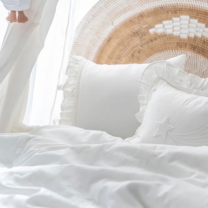 Ecocotton Mirza Bebek Nevresim Takımı Pamuk Saten Krem Ecocotton Mirza Bebek Nevresim Takımı Pamuk Saten Krem