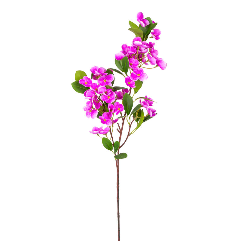 Euroflora HDYEN02847 Yapay Islak Dokulu Sütleğen Çiçek Mor 77 cm 