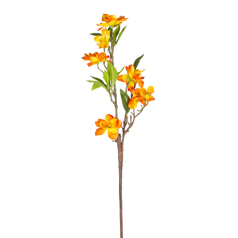 Euroflora HDYEN03596 Yapay Çiçek Kiraz Çiçeği Turuncu 70 cm 
