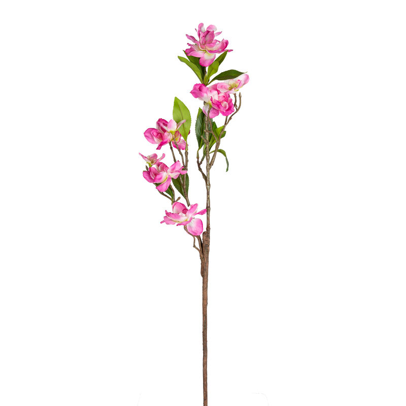 Euroflora HDYEN03597 Yapay Çiçek Kiraz Çiçeği Fuşya 70 cm 