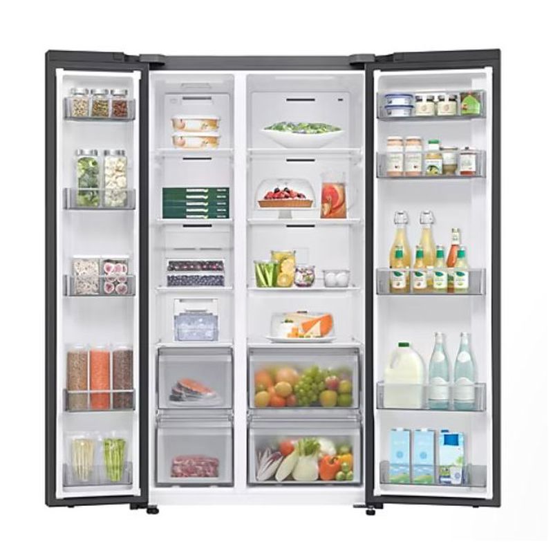 Samsung RS70F65QEFTR 655 Lt. E Enerji Gardırop No Frost Siyah Buzdolabı Samsung RS70F65QEFTR 655 Lt. E Enerji Gardırop No Frost Siyah Buzdolabı