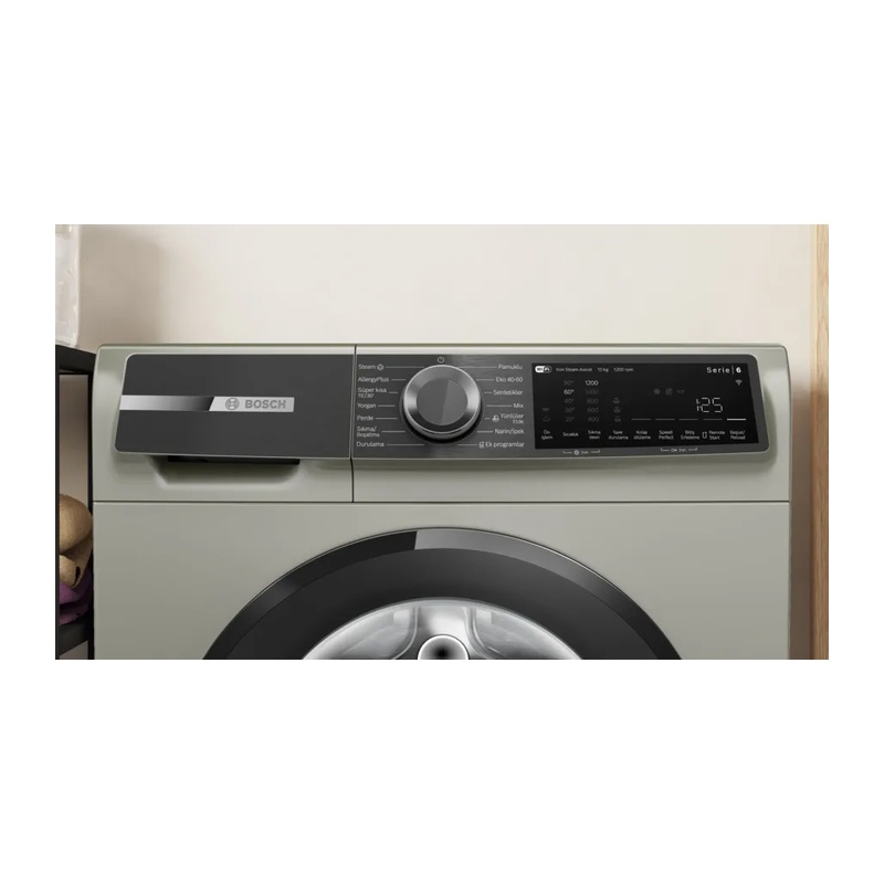 Bosch WGK252ZXTR 10 KG 1200 Devir Gümüş Çamaşır Makinesi Bosch WGK252ZXTR 10 KG 1200 Devir Gümüş Çamaşır Makinesi