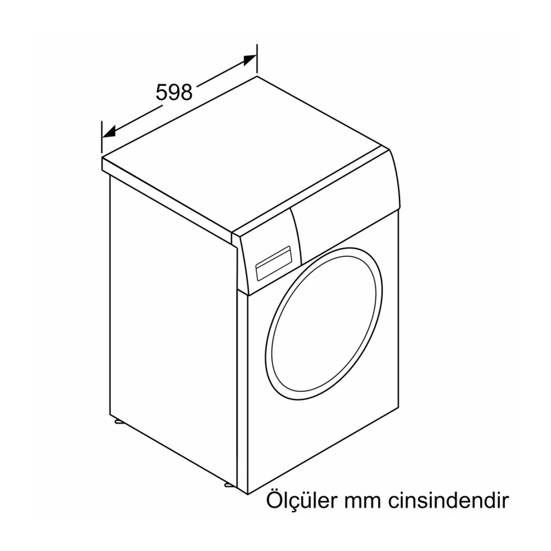 Bosch WGK252ZXTR 10 KG 1200 Devir Gümüş Çamaşır Makinesi Bosch WGK252ZXTR 10 KG 1200 Devir Gümüş Çamaşır Makinesi