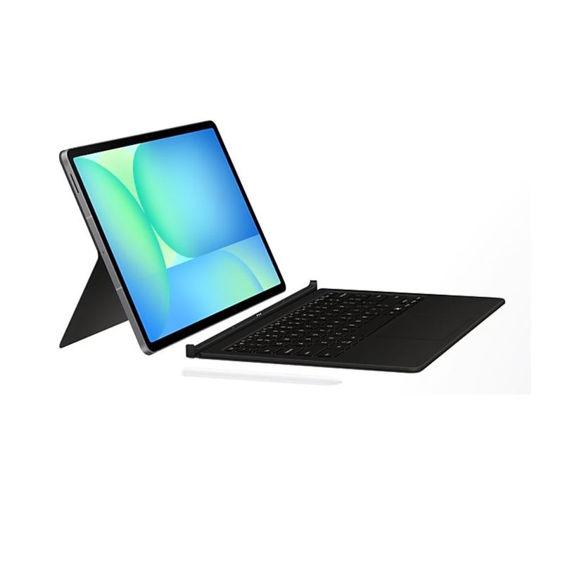 Samsung Galaxy Tab S10 FE+ EF-DX625BBEGTR Klavyeli Mousepadli Siyah Kılıf Samsung Galaxy Tab S10 FE+ EF-DX625BBEGTR Klavyeli Mousepadli Siyah Kılıf