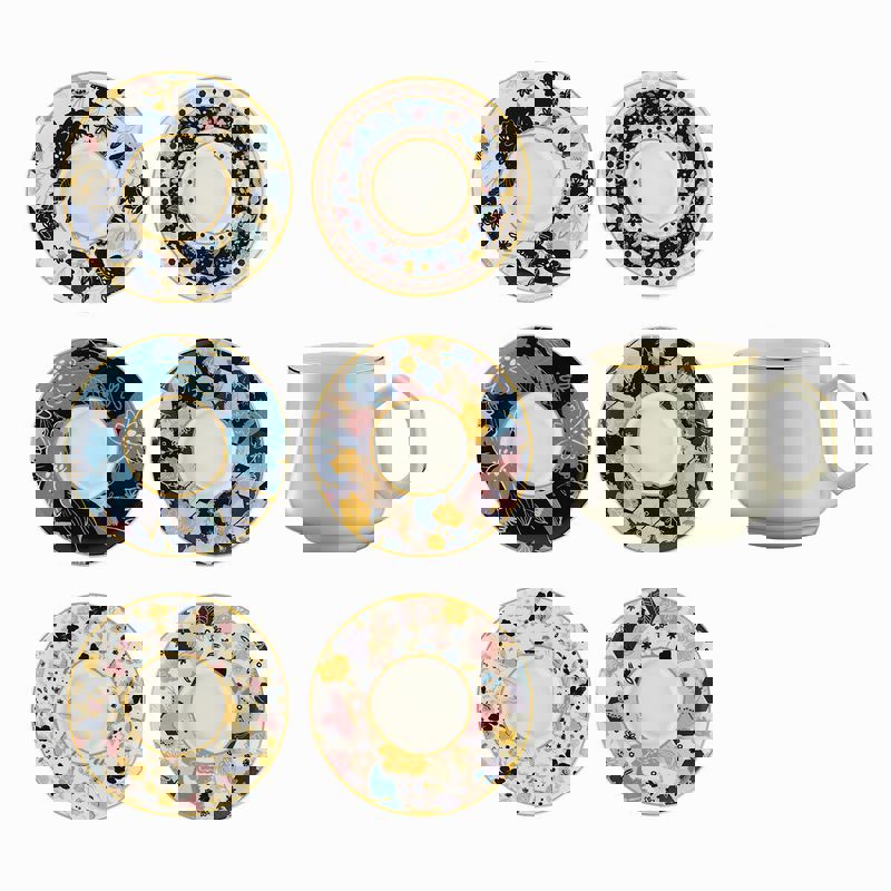 Sandro Moreno 1453 Potpuri Double Geometrik Line Gold 12 Parça Kahve Fincan Takımı 120 ml 153AR210691 Sandro Moreno 1453 Potpuri Double Geometrik Line Gold 12 Parça Kahve Fincan Takımı 120 ml 153AR210691