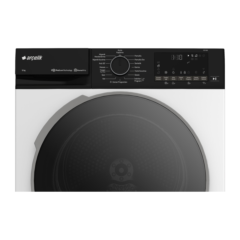 Arçelik 1201 KMX 12 Kg Beyaz Çamaşır Kurutma Makinesi Arçelik 1201 KMX 12 Kg Beyaz Çamaşır Kurutma Makinesi