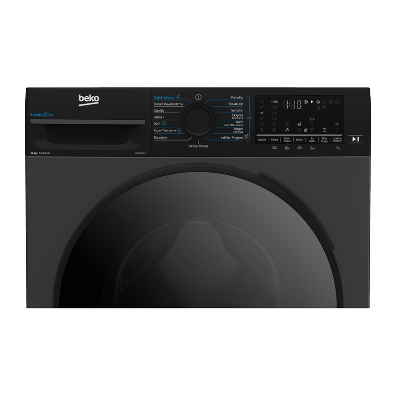 Beko CMX 12140 A 12 Kg 1400 Devir A Enerji Antrasit Çamaşır Makinesi Beko CMX 12140 A 12 Kg 1400 Devir A Enerji Antrasit Çamaşır Makinesi