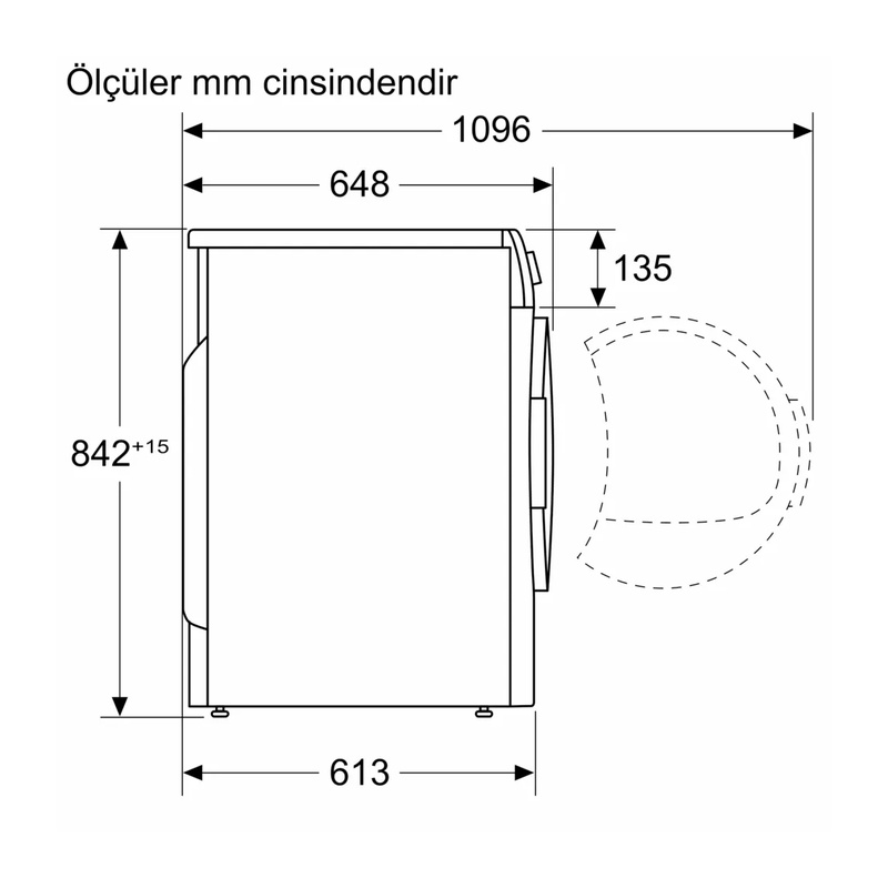 Bosch WQG25201TR 10 Kg Beyaz Çamaşır Kurutma Makinesi Bosch WQG25201TR 10 Kg Beyaz Çamaşır Kurutma Makinesi