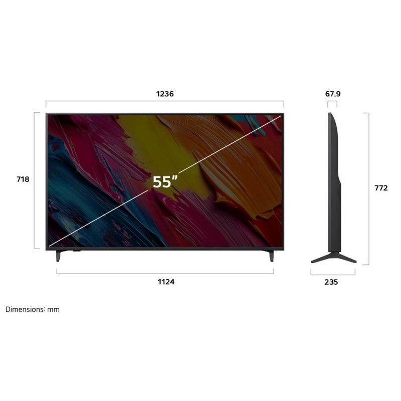 LG 55QNED70A6A 55" 139 Ekran 4K Ultra HD QNED Televizyon LG 55QNED70A6A 55" 139 Ekran 4K Ultra HD QNED Televizyon