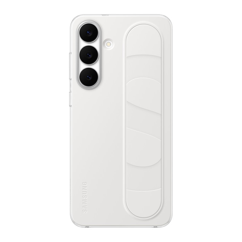 Samsung Galaxy S25 FE EF-GS731CWEGWW Standlı Kordonlu Beyaz Silikon Kılıf 