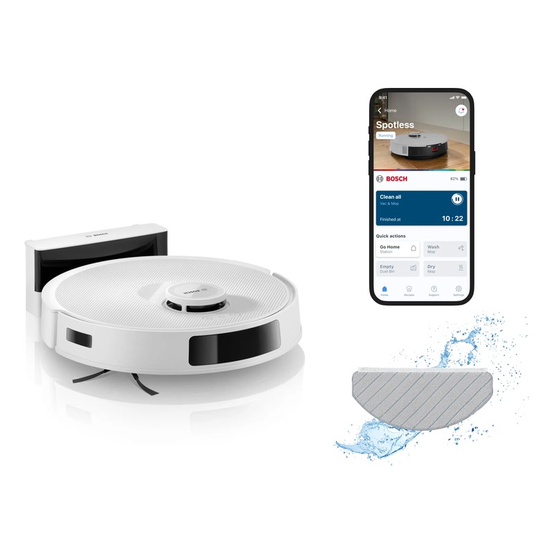Bosch BCRC1W Beyaz Robot Süpürge 